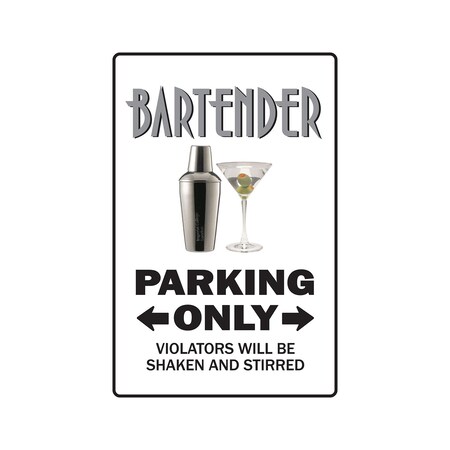 Signmission Bartender, 6 Inch X 9 Inch, Decal D-6-W-Bartender