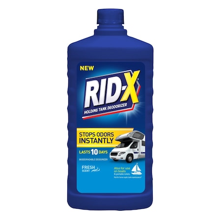 Rid-X RV Toilet Treatment Tank Deodorizer Liquid 24oz HOLDING TANK