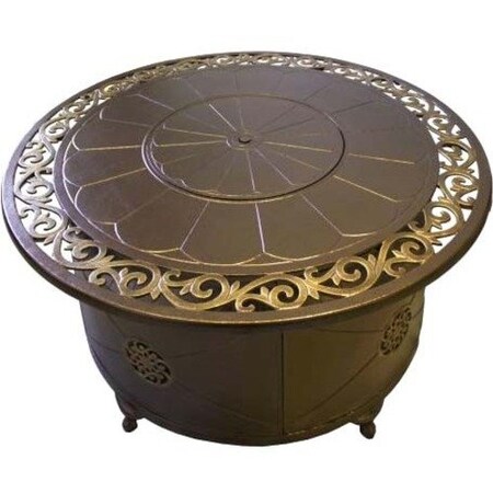 Az Patio Heaters 48 in. Round Firepit with Lid F-1201-FPT