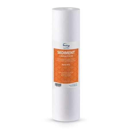 Ispring NSF/ANSI 58 Certified 5 Micron 10"x2.5" Standard Sediment Water Filter Filter Cartridges FP15