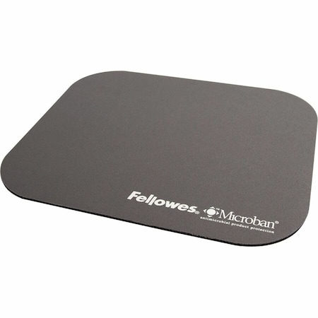 Fellowes MOUSE PAD WITH MICROBAN ANTIMICROBIAL PROTECTION STAYS CLEANER. DURABLE POLYESTE 5934001