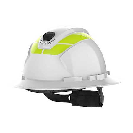 Hexarmor HardHatLabel, Arch, Yellow 17-23006Y