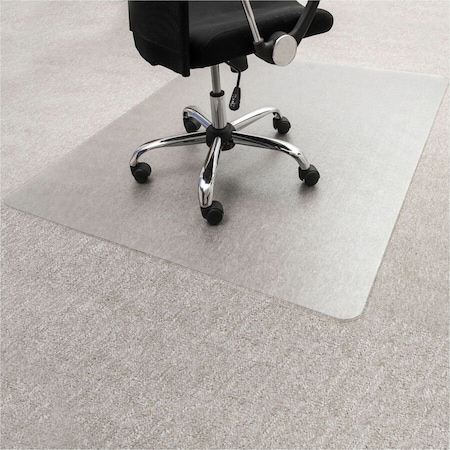 Floortex Floor Mat, Clear, 35 in W x CC118923ER