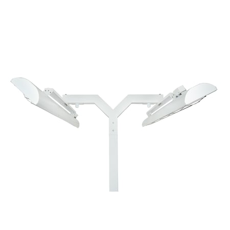 Eurofase 39in 8Ft White Pole Mount With Double Crossbar EF3908PMDW