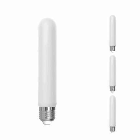 Bulbrite LED Filament, 5 Watt Dimmable T9 5 inch Light Bulb, Frost Glass Finish, E26 Base, 4000K, 400 Lumens, 4PK 862103