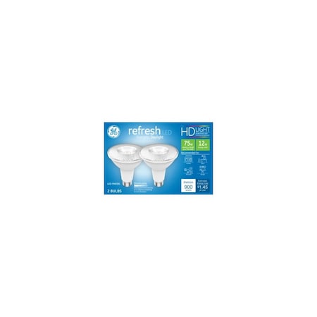 Ge LED Light Bulb Refresh HD PAR 30L E26 Medium Daylight 75 Watt Equivalence Frosted Pair 43098