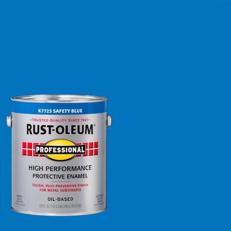 Rust-Oleum Professional Indoor and Outdoor Safety Blue Protective Paint 1 gal K7725402-2