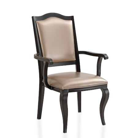 Leisuremod Madera Open Back Leather Dining Side Chair, Fully Assembled MCAWNR-18CP