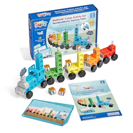 Hand2Mind MathLink Cubes Activity Set Numberblocks Express Train 96094