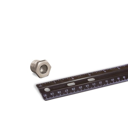 Oil-Rite Fused Window Sights - 3/8in. NPTF, 3/4in., Stainless Steel, Aluminum Ball, 15/32in. A4959-2