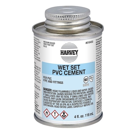 Harvey, Wm H, Co 24 CEMENT 1/4PT RAIN-R-SHINE 018400