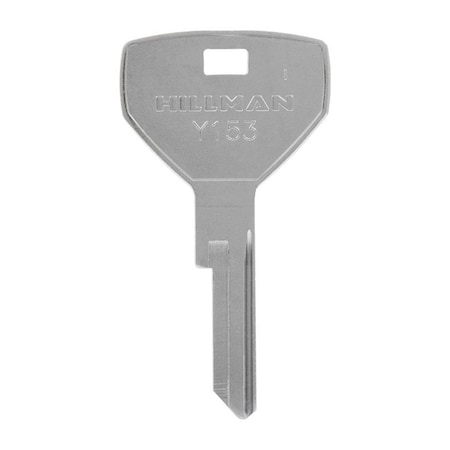 Homecare Products Automotive Universal Key Blank for Y153 Single Sided for Chrysler, Silver, PK10 HO3303236