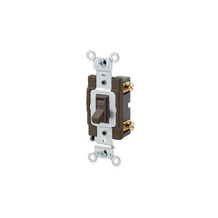 Leviton AC Quiet Switch, Brown, 4.1 in H, PK10 54501-2