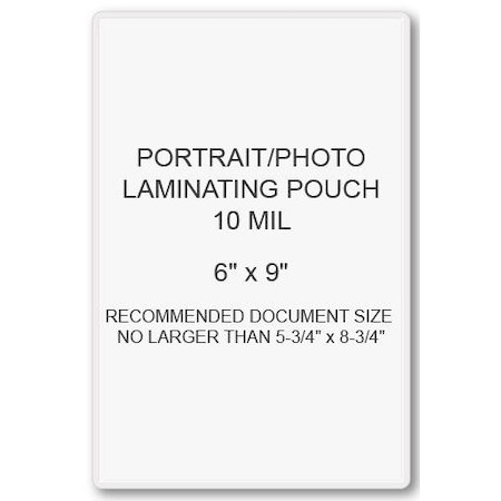 Sircle SircleLam Portrait Photo Pouches- 10 mil, 100PK PH-10