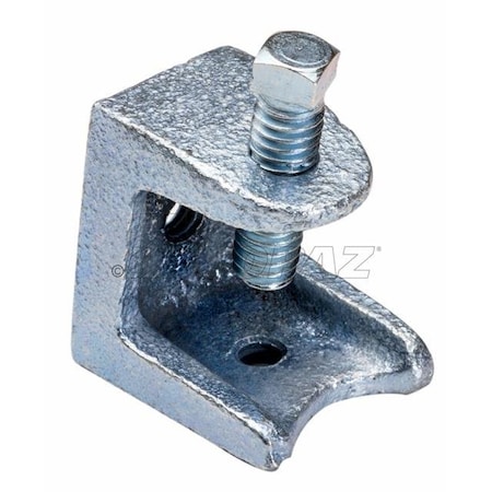 Topaz Beam Clamp, Malleable Iron, Max Load-125LB, 3/4" 122