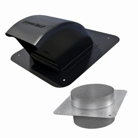 Inovate Mill-Finish Dryerjack Kit, Offering Efficient Roof Venting With A Metallic Finish. DJK477KR