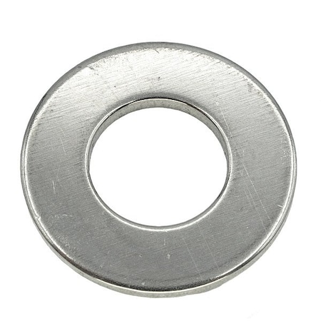 Zoro Select Flat Washer, For Screw Size 5/8 in , Titanium Plain Finish 0001695