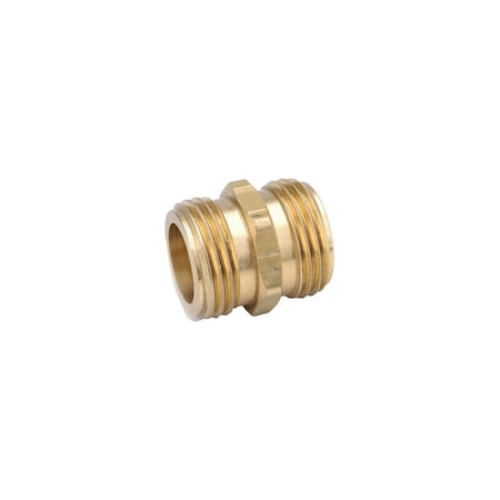Anderson Metals Garden Hose Adapter, Lead-Free Brass, 3/4 MGH x 3/4-In. MIP 757486-121208