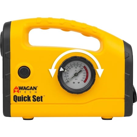 Wagan Tech Quick Set Inflator Compressor with Auto Shutoff 7301