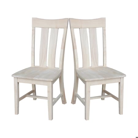 Whitewood Industries Chairs, Wood Back, 40 W 23.2 H C-13P