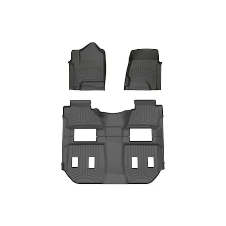 Weathertech Black, Front and Rear FloorLiner HP 446071-447672IM