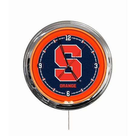 Holland Bar Stool Syracuse University 16 LED Wall Clock ClkL16