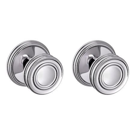 Baldwin Baldwin Preconfigured 5066 Knob with 5078 Rose Passage Lock with 2-3/8in Backset and Full Lip 5066260PASS