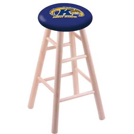 Holland Bar Stool Co Maple Bar Stool, Natural Finish, Kent State Seat RC30MSNat