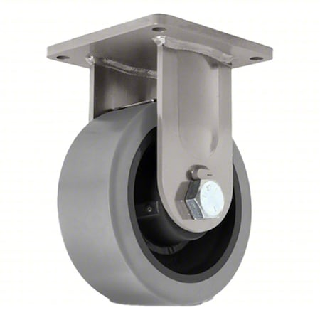 Hamilton Plate Caster, Rigid, Polyurethane, 13"H R-ZFMD-1042SGB95