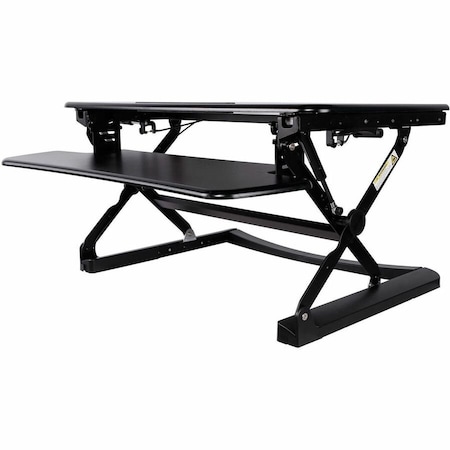 Tygerclaw 5.9 in. Ergonomic Sit-Stand Desktop Workstation Stand TYDS13015