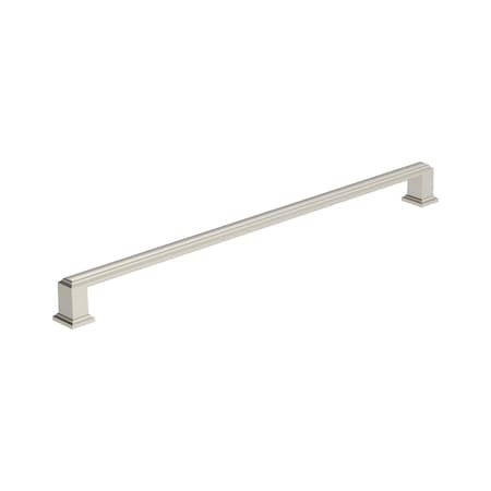Amerock Appoint 12-5/8 inch 320mm Center-to-Center Satin Nickel Cabinet Pull BP37362G10