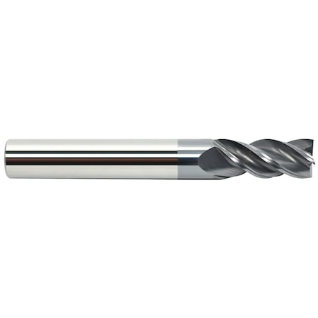 Garr Tool High Performance End Mill, Center Cutting Square End, Series: V4S, 1/2 in Diameter Cutter 50453