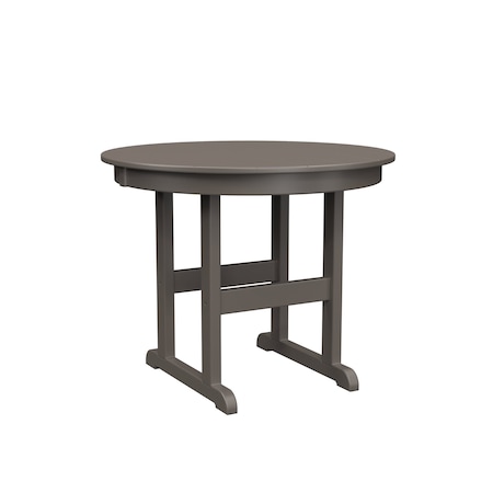 Polybird 38" ROUND TABLE.         CHARCOAL POLYBIRD P15-R
