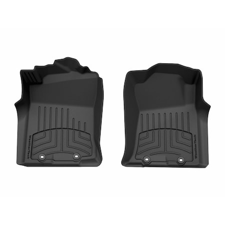 Weathertech Black Front FloorLiner HP, 2012 - 2015 Toyota Tacoma 446551IM