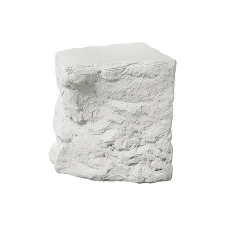 Monarch Specialties Accent Table 25"h, Indoor or Outdoor, Side Table, Nightstand, Bedroom, Living Room, White, Modern I 4116