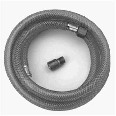 Highkey 4 ft. Master Plumber Gray Sink Spring Hose LR584630