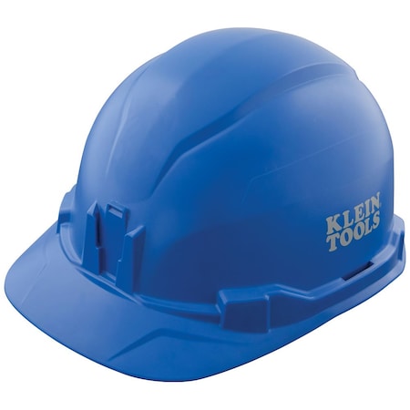 Klein Tools Hard Hat, PC/ABS, 4-point Point Ratchet with Pivot, Type 1, Class E, Blue 60248