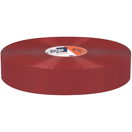 Zoro Select Color Coding Tape, 1.8 mil Thick, 1.88 in W x 1000 yd L, 3 in Core Dia., Red, 6 PK 218104
