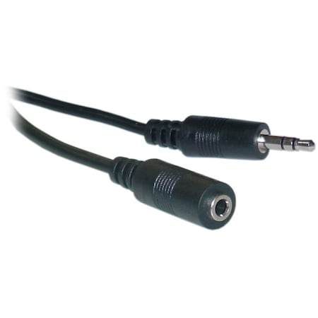 Cable Wholesale 3.5mm Stereo Extension Cable, 3.5mm Male to 3.5mm Female, 25 foot 10A1-01225