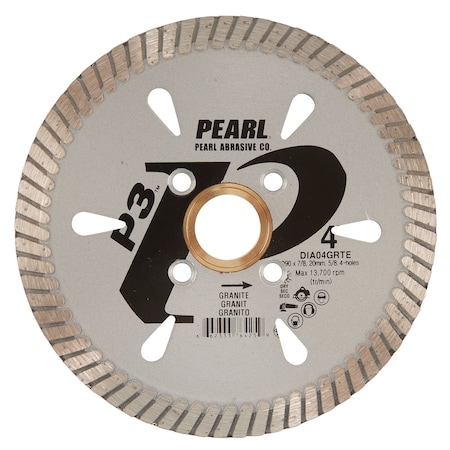 Pearl P3 Turbo Blade 4 in. 5/8 in.-20mm-7/8 in. 4 Holes DIA04GRTE
