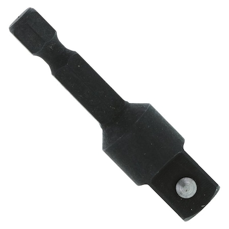 Diablo Socket Adapter, 1/4 x 3/8 in Drive, Hex, Square Drive, 2 in L DSA0375B