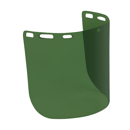 Bouton Optical Polycarbonate Safety Visor 0.078", Dark Green Tint 251-01-7312