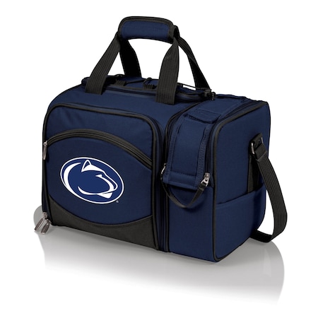 Picnic Time Family Of Brands NCAA Penn State Nittany Lions Malibu Cooler Picnic BasketNavy Blue with Black Accents 508-23-915-494-0