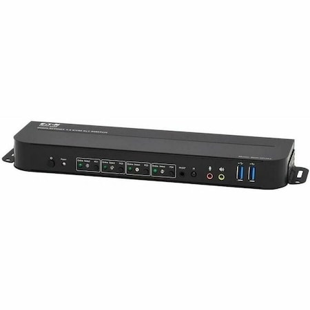 Tripp Lite 4-PORT DISPLAYPORT/USB KVM SWITCH 4K 60 HZ, HDR, HDCP 2.2, IR, DP 1.4, USB SHARI B005-DPUA4
