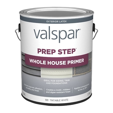 Valspar Prep-Step Primer, White, 1 gal, Pail 044.0000981.007