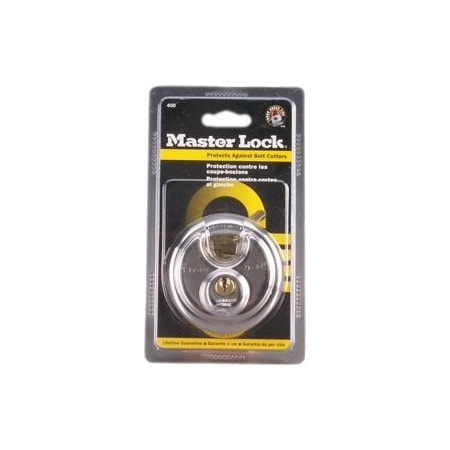 Master Lock Co Carded Padlock Discus Shrouded 2-3/4in 40DPF