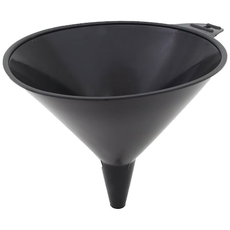 Flotool Large Funnel, 2 qt, HDPE, Black, 8-3/4 in H 05064