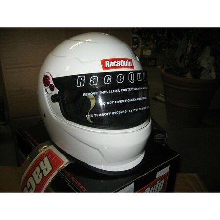 Racequip 276115 Pro20 SA2020 Full Face Helmet, White - Large RQP-276115