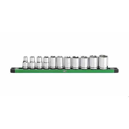 Sk 11 Piece SAE 1/2-In Drive Set Standard Socket Set SK01342