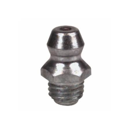 Alemite Hydraulic Fitting, Straight, 35/64 in L, Male/Male, 1/4 in (PTF), 50PK 025-LAGN-1641-B